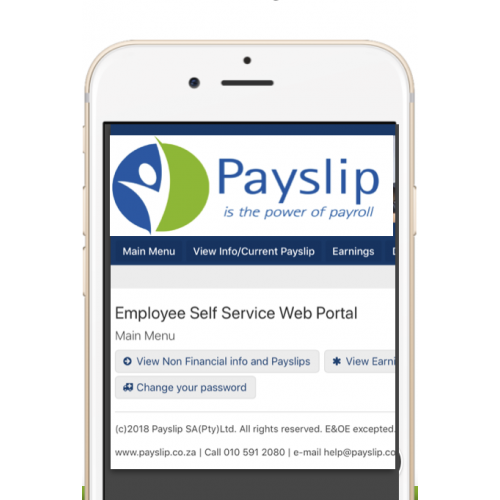 MONTHLY Employee Self Service Web Portal subscription